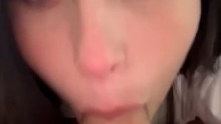 Angelaalvarez Blowjob Dick Cum Shot in Mouth